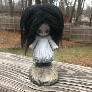 OOAK Samara Morgan The Ring Fan Art Altered Precious Dreadful Moments Figurine